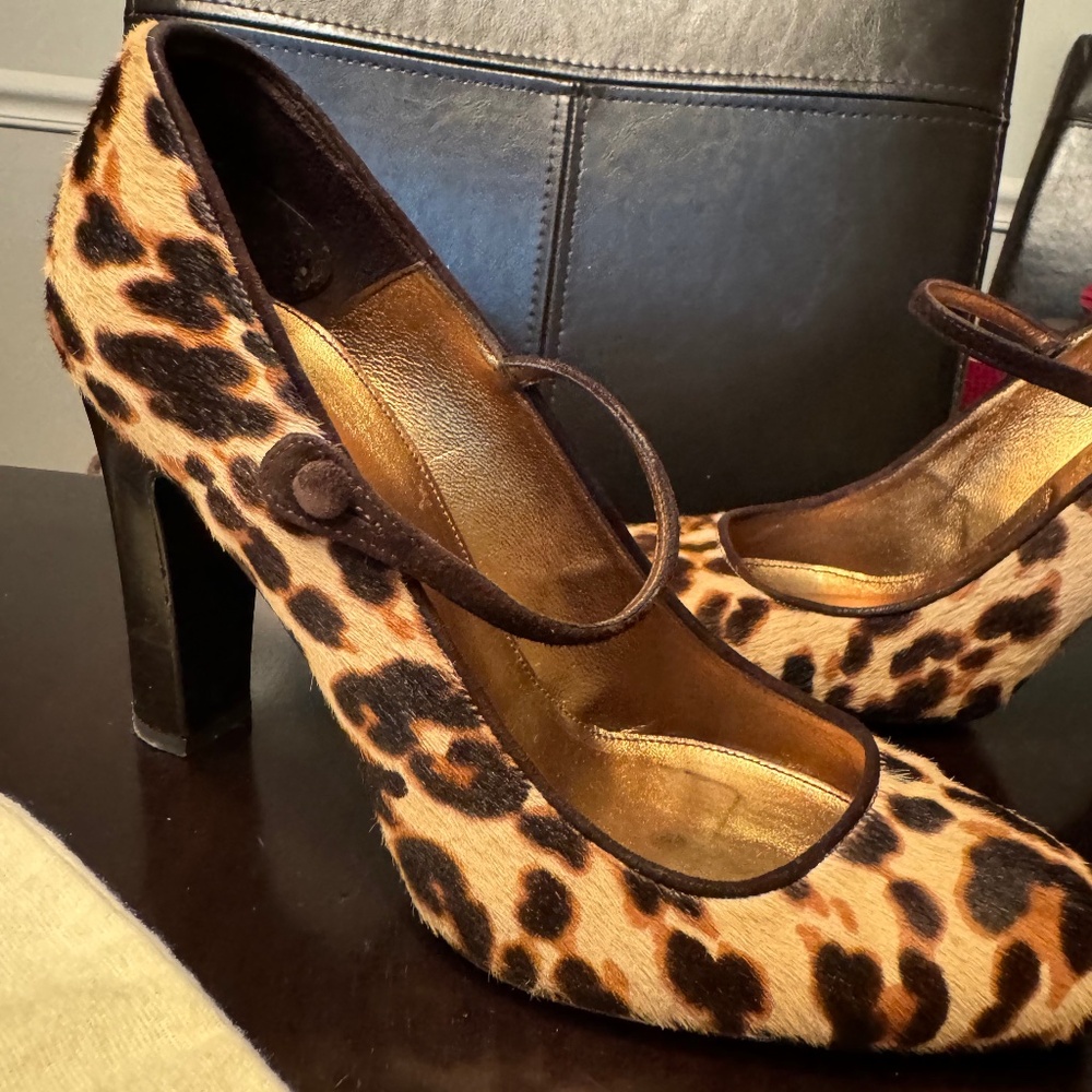 J. Crew Calfhair Pumps